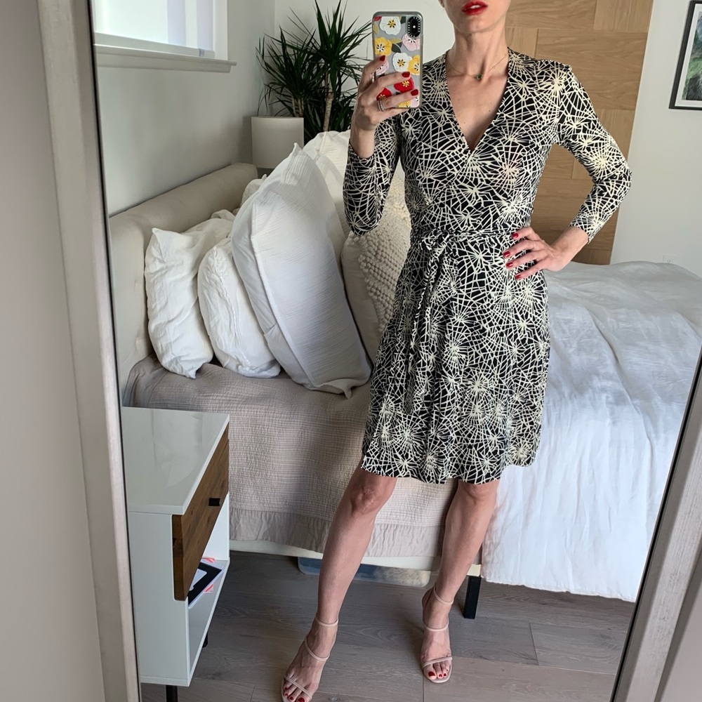 Diane Von Furstenberg Julian Silk Wrap Dress